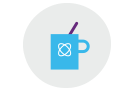 Co-branded Material mug logo